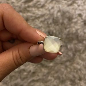 Pandora mother of pearl ring SZ 6
